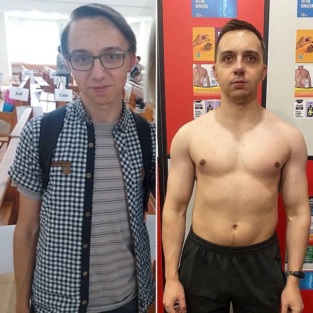 Результат Евгений: Прямой позвоночник и железный характер